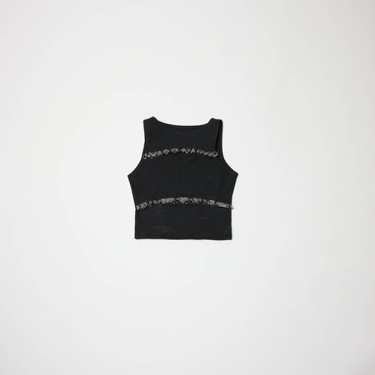 Top Blusas y Poleras Casual Sin Mangas Lourdes 21976